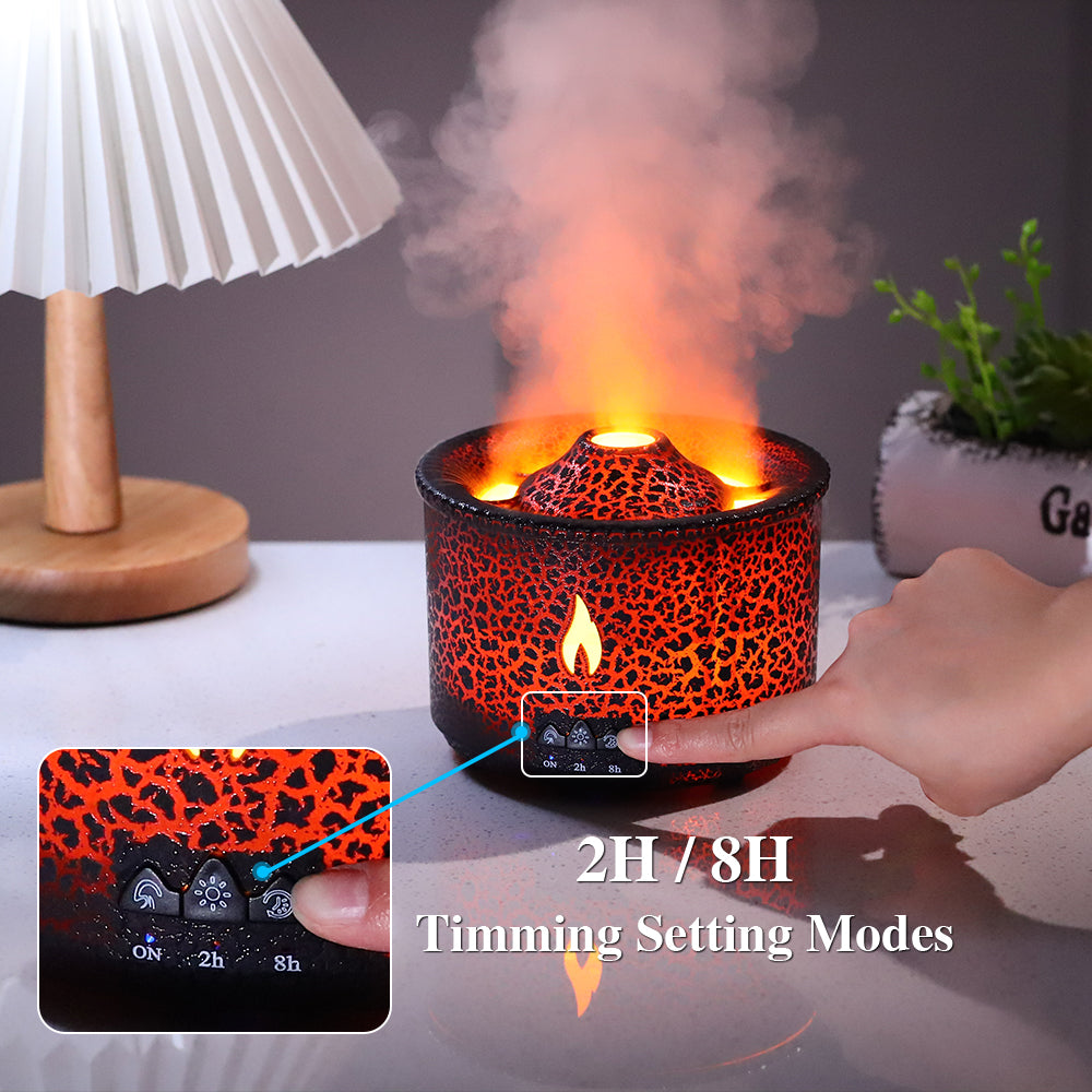 Humidificateur d'aromathérapie Flamme/Volcan 