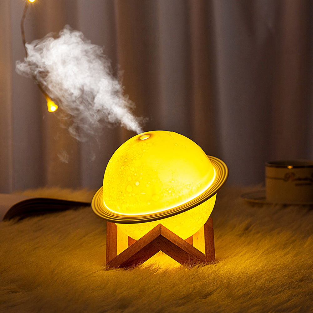 Humidificateur de lumière de planète de lumière de nuit 