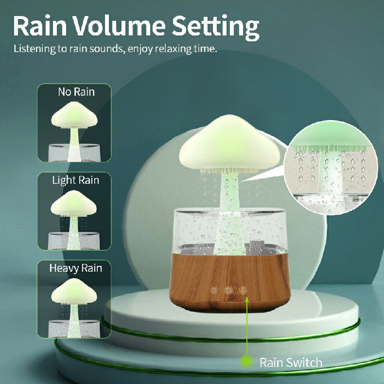 Mushroom Cloud Raindrop Humidifier